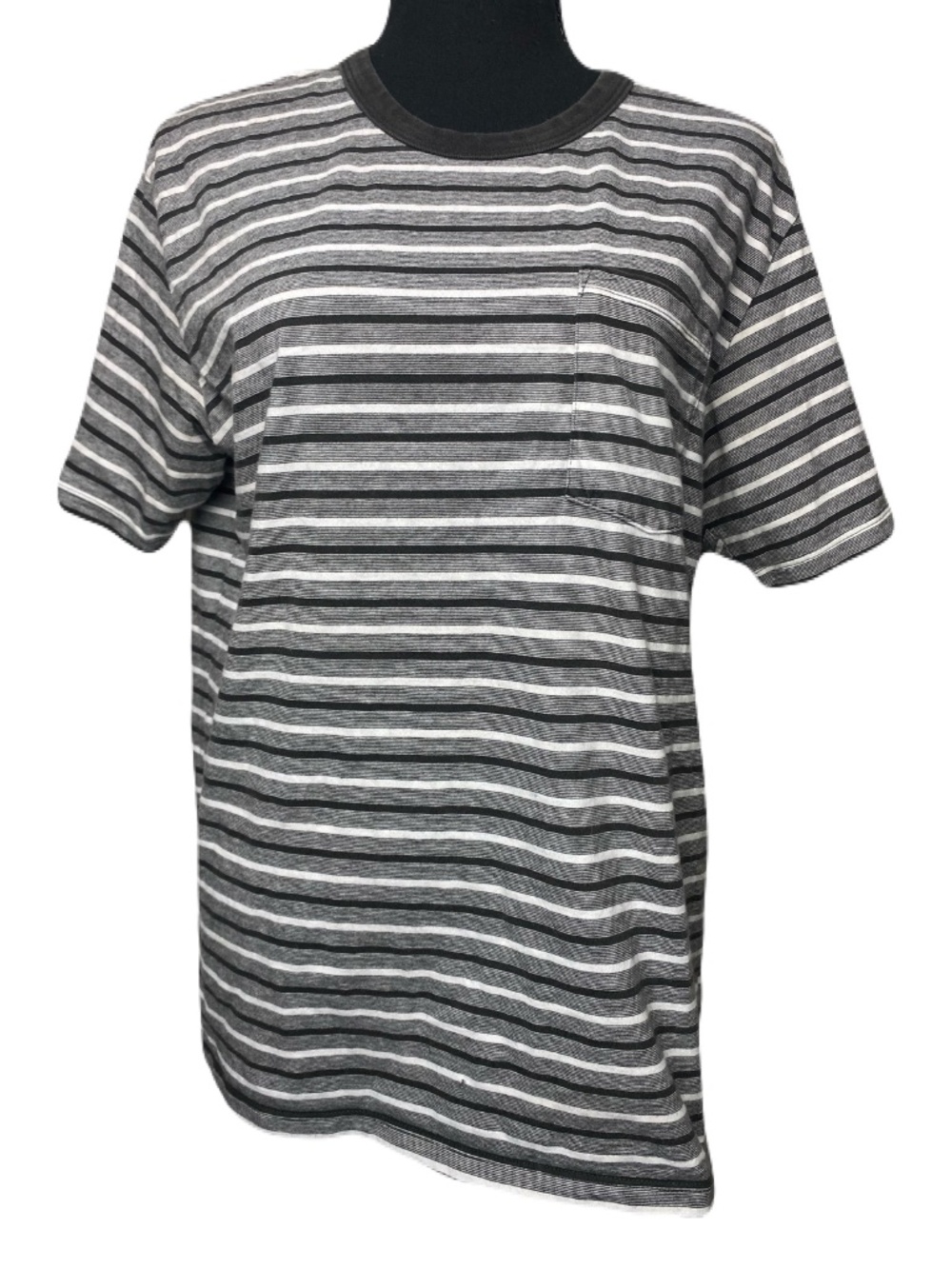 Almond Surfboards Striped Pocket Tee Men’s Large